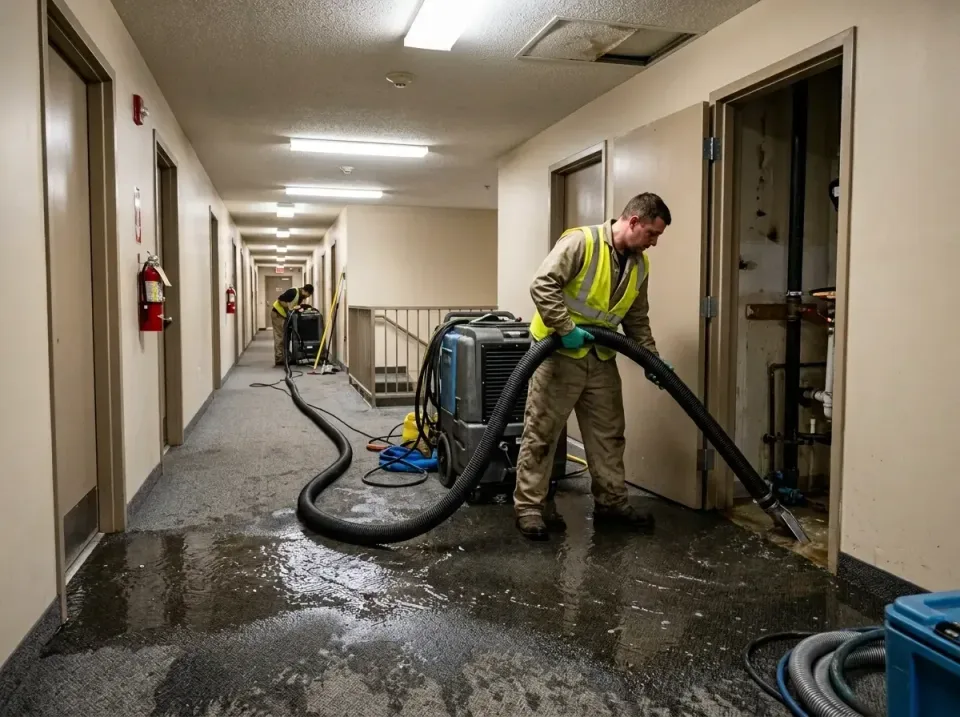 multi-unit-apartment-hallway-f-005 — frequently asked questions, Emergency Burst Pipe Water Extraction & Removal in Union Pa…